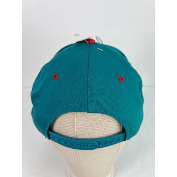Vintage Miami Dolphins Hat Cap Snap Back Blue Adjustable Faded Y2K NOS - Picture 3 of 7